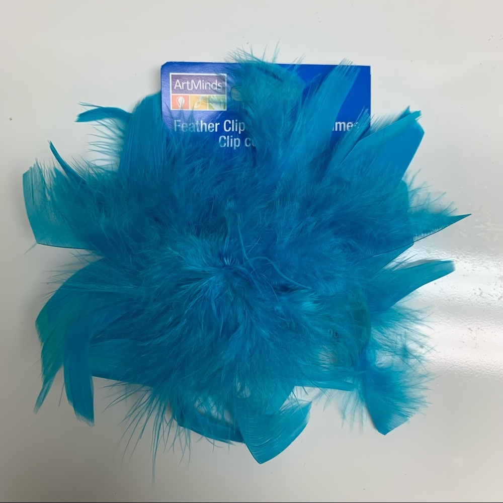 Art Minds Feather Clips | 6 Pack | Blue